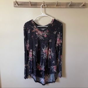 Latched Mama Vintage Floral Nursing Top